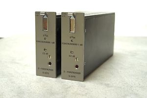 DR 5-2070  Stereo Set Microphone Preamplifiers.  Pro Studio Neumann / Telefunken