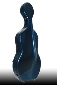 Luxe 4/4 Carbone Carbon Violoncelle étui env. 3 kg très léger carbondesign bleu
