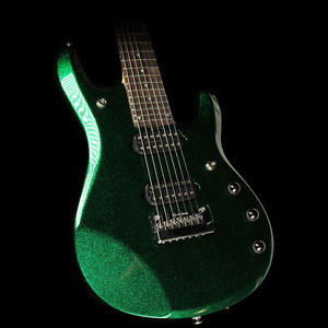 Used Ernie Ball Music Man JP7 John Petrucci Signature Guitar Emerald Green