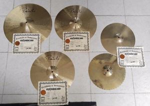 Paiste & Zildjian 5pc Signature Precision Cymbals 20" 18" 17" 14" High Hats