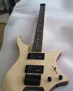 HOT Natural Electric Guitar Flame Headless Unique Strandberg Boden OS 6 String $