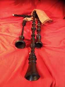 Professional handmade medieval bagpipe, dudy, dudelsack