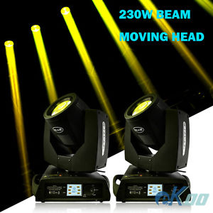 2PCS!  230W Osram 7R Moving Head BEAM Stage Lighting DJ Disco Party American