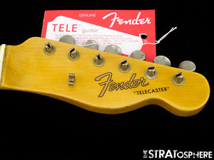 Fender Custom Shop Postmodern Relic Telecaster NECK & TUNERS  Tele Maple Large C
