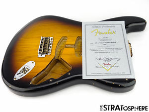 Fender Custom Shop Postmodern Relic Stratocaster BODY+ HARDWARE Strat 2TS Burst