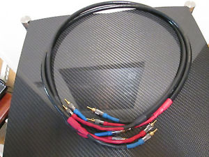 NIRVANA speaker cables with WBT connectors,1,5 meters long, ideal for monoblocks