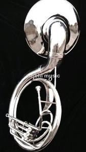 Sousaphone 25" Big Size in Silver Chrome Polish With Free Case & M/P & Shipping