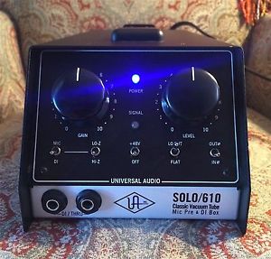 UNIVERSAL AUDIO SOLO 610 TUBE PRE AMP - DI  LOW USE, LOW$$$