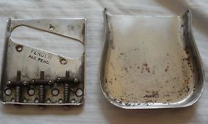 Fender Telecaster Bridge and Cover late 1950 s early 1960 s