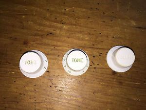 1955 or 1956 Fender Stratocaster Bakelite knobs; single volume or tone knob