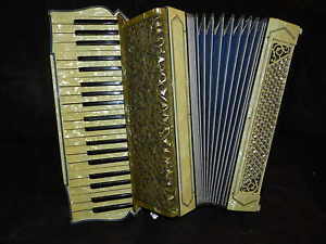 Vintage Piano  Accordion - German Reeds!