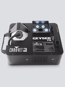 (2) Chauvet Geyser P6 + Fog Fluid + Cleaning Fluid