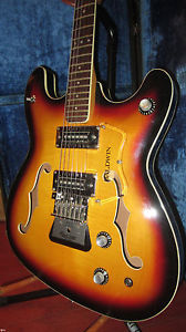 Vintage 1960's Baldwin Burns Vibraslim Hollowbody Electric Guitar Original Case