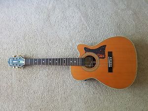Epiphone Masterbilt EF-500RCCE Acoustic/Electric Guitar with Epiphone Hard Case