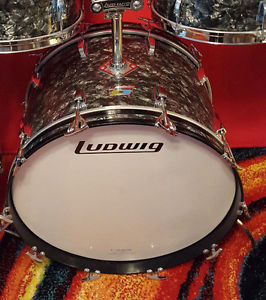 Vintage Ludwig Bass Drum 22"  only BLack Pearl