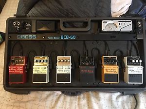 Loaded BOSS pedal board