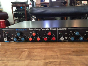 Pendulum Audio SPS-1 Stereo Preamp w/ Pickup/Mic Module & Footswitch Near Mint!
