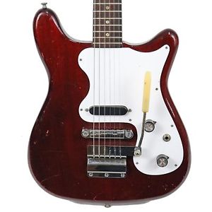 VINTAGE 1967 EPIPHONE OLYMPIC ELECTRIC GUITAR CHERRY FINISH