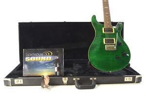 1999 Paul Reed Smith Custom 24 Electric Guitar - Emerald w/Case 10 Top Birds