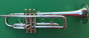 Bach Mercedes trumpet silver plated