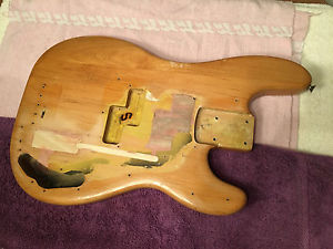 Fender 1967 Precision P Bass body pickguard vintage 1966 4.5lb! project parts