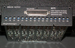 Digidesign analog Output Option Card für 192 I/O Interface  AES ADAT TDIF