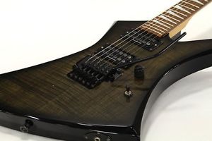 Jackson Stars Kelly KE-BN03 Trans Black, Explorer type guitar, a1283
