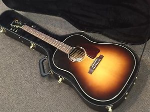 2016 GIBSON J45 STANDARD ACOUSTIC ELECTRIC VINTAGE SUNBURST UNPLAYED W/CASE