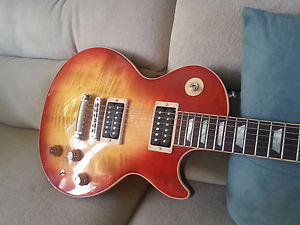 Gibson Les Paul Less+  Quilt top!
