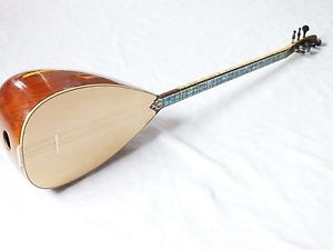 OYMA :: TURKISH  QUALITY ACOUSTIC LONG NECK CARVED MULBERRY SAZ BAGLAMA