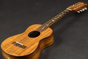 David Gomes T8-425 2000s Tenor 8 string Natural Made in USA Ukulele