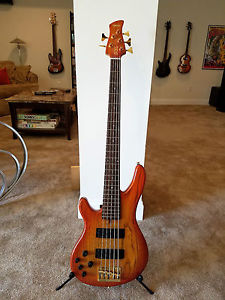 YAMAHA TRB IIL 5 STRING LEFT HANDED BASS--EXTREMELY RARE!!