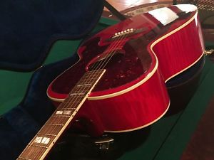 GIBSON CUSTOM SHOP J-180 CHERRY, VERY LIMITED RUN OF 65