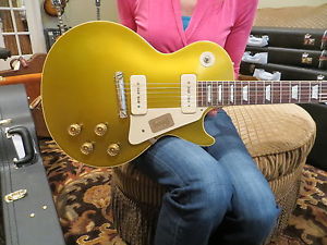 Gibson Custom Les Paul Goldtop Natural Back 1954 Reissue VOS  P-90's 2013