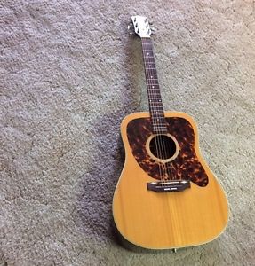 Vintage 1978 Gibson J-40 Acoustic Guitar with K&K pickup