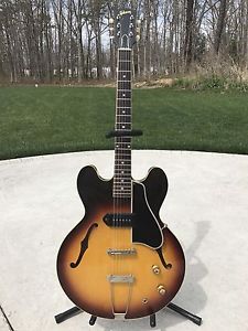 Vintage 1962 Gibson ES-330, single pickup model, dot neck '62 - beautiful guitar
