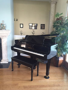 Yamaha DC1A Disklavier Player Baby Grand Black Ebony Piano 2003 5'3"