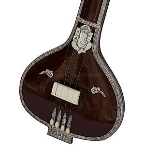 Flat-Instrumental-Tanpura-Tambura-With-Fiber-Case 4-Strings
