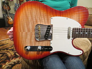 Fender Custom Shop Custom Deluxe Telecaster AAA Flame Top Sienna Burst 2013