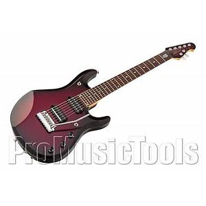 Music Man USA John Petrucci JP7 Piezo - Pearl Redburst MH JP Inlays - demo *NEW*