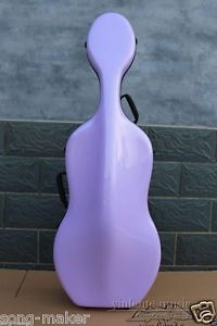 Cello Case Hard case Carbon Fiber Strong Light High quality Purple Color New 4/4