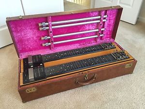 Late 50s Gibson CG-520 Gibson Console Grande Steel Guitar with Original Case