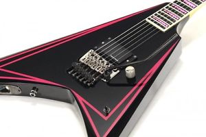 EDWARDS E - AL - 166 Pink Sawtooth Alexi Laiho Electric Guitar Free Shipping