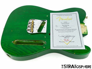 Fender Custom Shop Postmodern Relic Telecaster BODY+ HARDWARE Tele Emerald Green