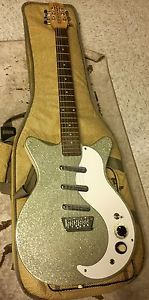 Danelectro DC 59 Style DC-3 Sparkle Select-O-Matic w/ Tweed Case SO COOL!