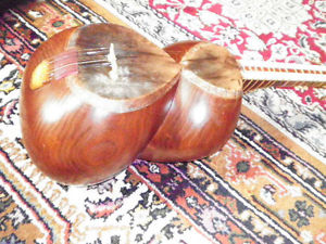 **Antique Persian Large Bowl Concert Tar** w/hard case Ghanbari style pegbox