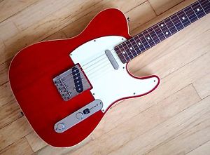 2002 Fender Telecaster Custom '62 Reissue Guitar TL62B Cherry Red CIJ Japan w/gb