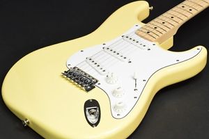 Fender Japan Exclusive Classic 70s Stratocaster Yellow White MIJ NEW #g1415