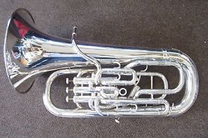 Besson Sovereign Euphonium in silver plate