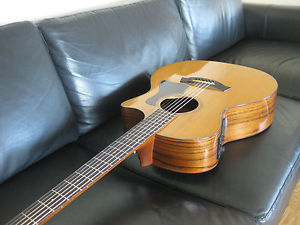Good Taylor 714ce 2001 Rosewood Cedar Acoustic Electric Guitar like 814ce